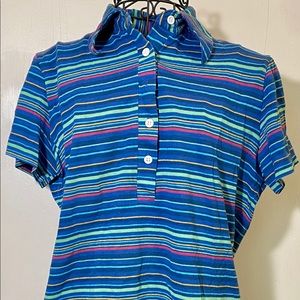 Vintage Men’s Striped Polo Size S